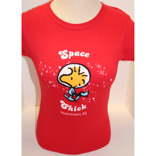 Tee Space Chick Woodstock Small